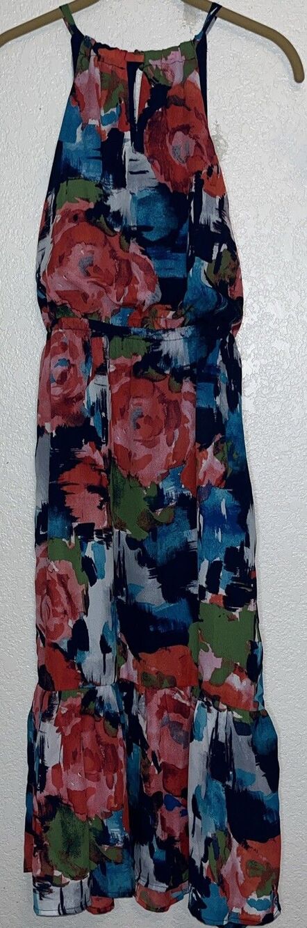 Gibson Women Colorful Summer Dress XXS Petites